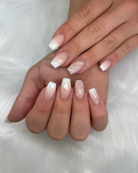 Baby Boomer French nails